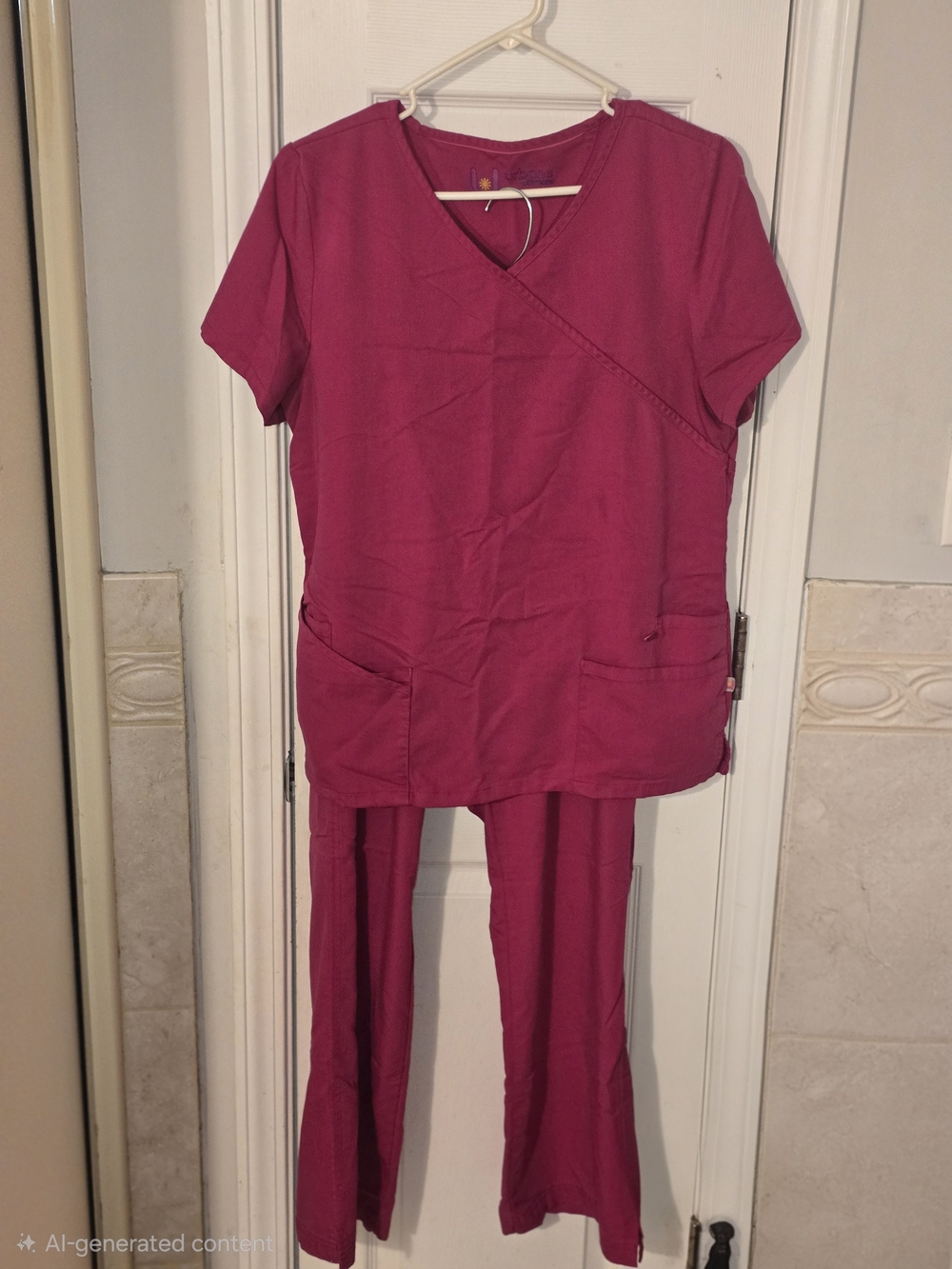 Urbane Fuchsia Scrub Set